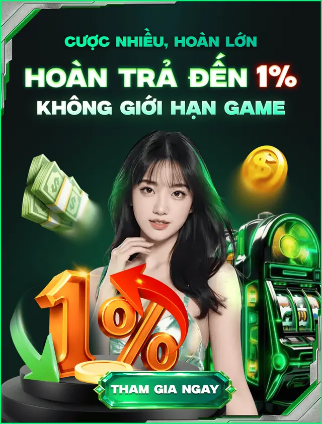 Cược nhiều hoàn tiền lớn lên đến 1% tại nhà cái GEM88